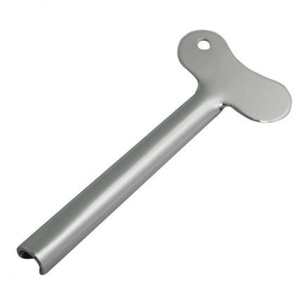 3 PCS Stainless Steel Squeezing Toothpaste Device Hair Key Squeegee Dyeing Tool Semicircular Metal Squeezer