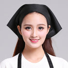 Waiter Men and Women Kitchen Work Turban Hat Triangle Scarf Chef Hat
