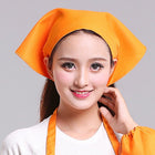Waiter Men and Women Kitchen Work Turban Hat Triangle Scarf Chef Hat