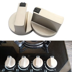 2 PCS Universal Metal Rotary Switch Control Knobs Replacement Accessories for Home Kitchen Gas Stove - DealBuddy