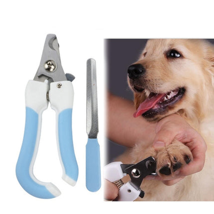 Two-piece Pet Toe Stainless Steel Cat and Dog Nail Clipper Filee, S, L - DealBuddy
