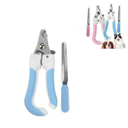 Two-piece Pet Toe Stainless Steel Cat and Dog Nail Clipper Filee, S, L - DealBuddy