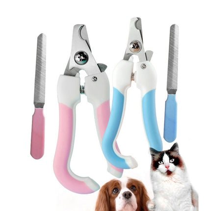 Two-piece Pet Toe Stainless Steel Cat and Dog Nail Clipper Filee, S, L - DealBuddy