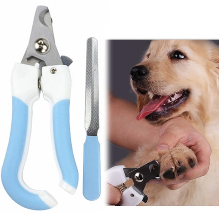 Two-piece Pet Toe Stainless Steel Cat and Dog Nail Clipper Filee, S, L - DealBuddy