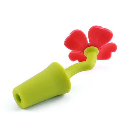 3 PCS Creative Wine Drink Preservation Stopper Flower Silicone Wine Stopper, 3 PCS Rose Stopper, 3 PCS Red Sun Flower Beer Stopper, 3 PCS Leaf Beer Stopper - DealBuddy