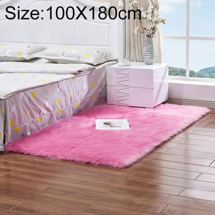 Luxury Rectangle Square Soft Artificial Wool Sheepskin Fluffy Rug Fur Carpet, 80x180cm, 45x45cm, 100x180cm, 55x55cm - DealBuddy