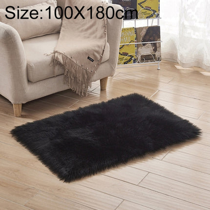 Luxury Rectangle Square Soft Artificial Wool Sheepskin Fluffy Rug Fur Carpet, 80x180cm, 45x45cm, 100x180cm, 55x55cm - DealBuddy