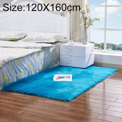 Luxury Rectangle Square Soft Artificial Wool Sheepskin Fluffy Rug Fur Carpet