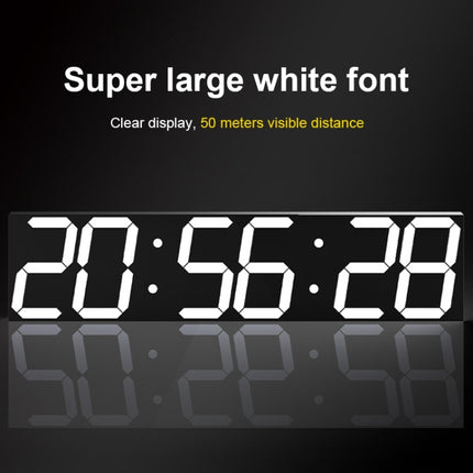 Creative LED Digital Wall Clock Multi-function WIFI Clock, 6 Bit Hollow WIFI, 6 Bit Sealed Box WIFI - DealBuddy