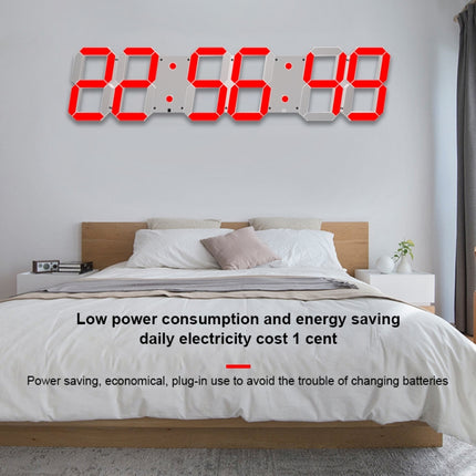 Creative LED Digital Wall Clock Multi-function WIFI Clock, 6 Bit Hollow WIFI, 6 Bit Sealed Box WIFI - DealBuddy