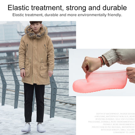 Portable Rain Boots Non-Slip Reusable Waterproof PVC Shoes Covers