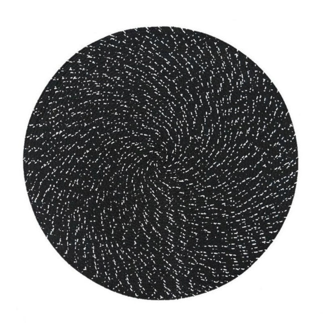 2 PCS PP Round Oval Woven Placemat, Diameter 36cm, Diameter 18cm - DealBuddy