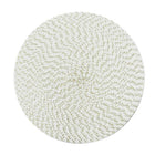 2 PCS PP Round Oval Woven Placemat, Diameter 36cm, Diameter 18cm - DealBuddy