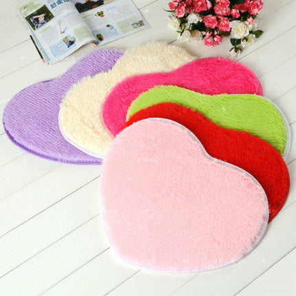 Heart Shape Non-slip Bath Mats Kitchen Carpet Home Decoration, 30*40CM, 40*50CM, 50*60CM, 60*70CM