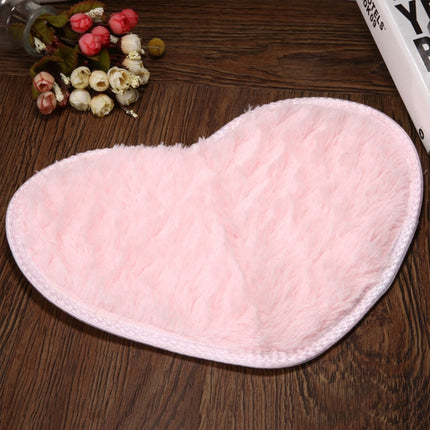 Heart Shape Non-slip Bath Mats Kitchen Carpet Home Decoration, 30*40CM, 40*50CM, 50*60CM, 60*70CM