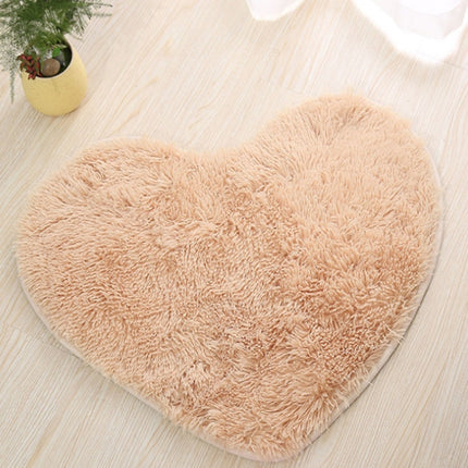 Heart Shape Non-slip Bath Mats Kitchen Carpet Home Decoration, 30*40CM, 40*50CM, 50*60CM, 60*70CM