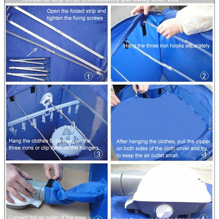 Foldable Free Installation Portable Household Mini Clothes Dryer