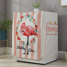 Cartoon Cotton and Linen Drum Roller Washing Machine Dust Cover