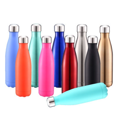 Thermal Cup Vacuum Flask Heat Water Bottle Portable Stainless Steel Sports Kettle, 500ml - DealBuddy