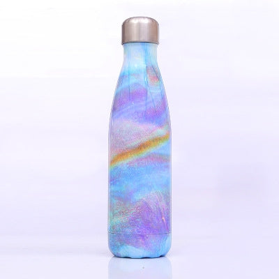 Thermal Cup Vacuum Flask Heat Water Bottle Portable Stainless Steel Sports Kettle, 500ml - DealBuddy