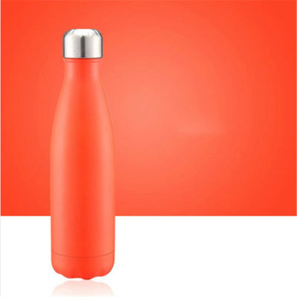Thermal Cup Vacuum Flask Heat Water Bottle Portable Stainless Steel Sports Kettle, 500ml - DealBuddy