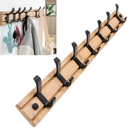 Fashion Wooden Free Punching Hook Coat Rack Hanger Hook for Bedroom Living Room or Wardrobe