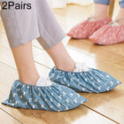 2 Pair Thicken Reusable Elastic Shoe Cover Home Indoor Antiskid Overshoes Flamingo Dust Waterproof Shoe Cover