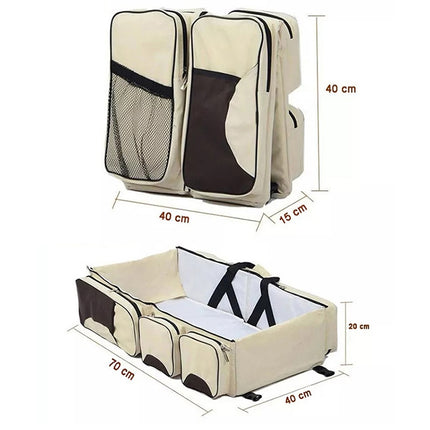 Newborn Baby Portable Travel Foldable Bed Mummy Pack Bag - DealBuddy