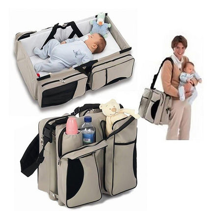 Newborn Baby Portable Travel Foldable Bed Mummy Pack Bag - DealBuddy