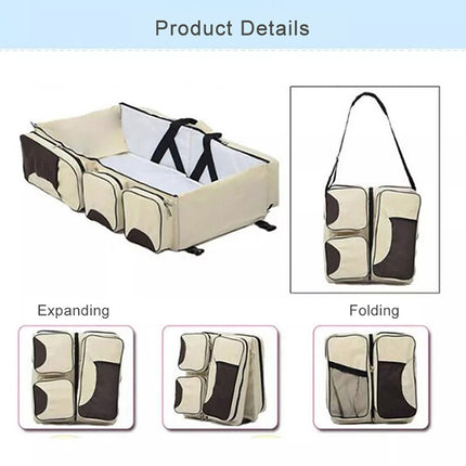 Newborn Baby Portable Travel Foldable Bed Mummy Pack Bag - DealBuddy