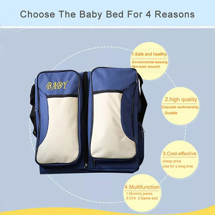 Newborn Baby Portable Travel Foldable Bed Mummy Pack Bag