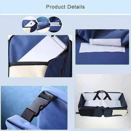 Newborn Baby Portable Travel Foldable Bed Mummy Pack Bag