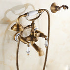 Telephone Shower + Fixed Seat