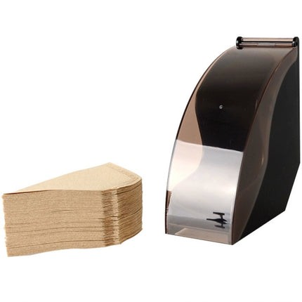 Filter Paper Holder Tapered Filter Paper Box Filtering Paper Storage Rack Stand Coffee Tools with Dust-Proof Cover