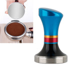 58mm CoffeeTamper Stainless Steel Coffee Powder Hammer Flat Base Powder Press - DealBuddy