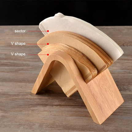 Coffee Filter Holder Coffee Storage Rack Filter Box Paper Base Bracket Display Stand