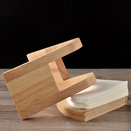 Coffee Filter Holder Coffee Storage Rack Filter Box Paper Base Bracket Display Stand
