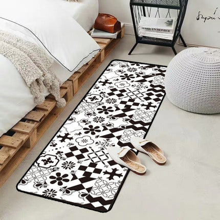 Geometric Lattice Carpet Kitchen Bath Antiskid Mat, 40x60cm, 40x120cm, 50x80cm, 50x160cm, 40x60cm + 40x120cm, 50x80cm + 50x160cm - DealBuddy