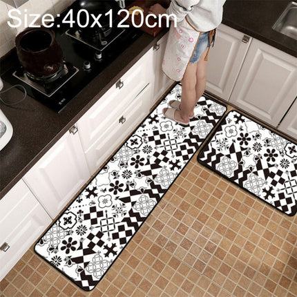 Geometric Lattice Carpet Kitchen Bath Antiskid Mat, 40x60cm, 40x120cm, 50x80cm, 50x160cm, 40x60cm + 40x120cm, 50x80cm + 50x160cm - DealBuddy