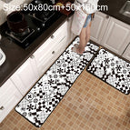 50x80cm + 50x160cm / Black White Flower