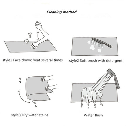 KSolid Round Carpet Soft Fleece Mat Anti-Slip Area Rug Kids Bedroom Door Mats