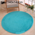 KSolid Round Carpet Soft Fleece Mat Anti-Slip Area Rug Kids Bedroom Door Mats