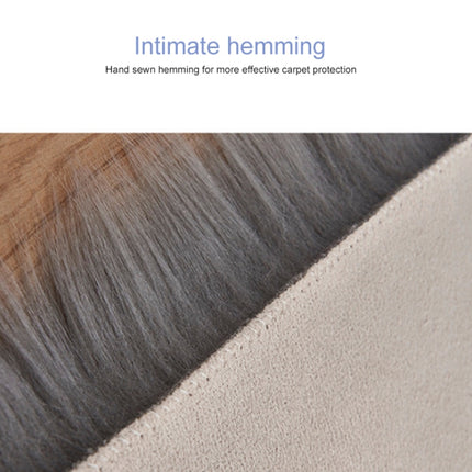 Creative Double Heart Imitation Wool Carpet Sofa Cushion Mat Plush Bedroom Living Room Floor Rugs, 35x70 cm, 60x120cm