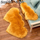 Creative Double Heart Imitation Wool Carpet Sofa Cushion Mat Plush Bedroom Living Room Floor Rugs