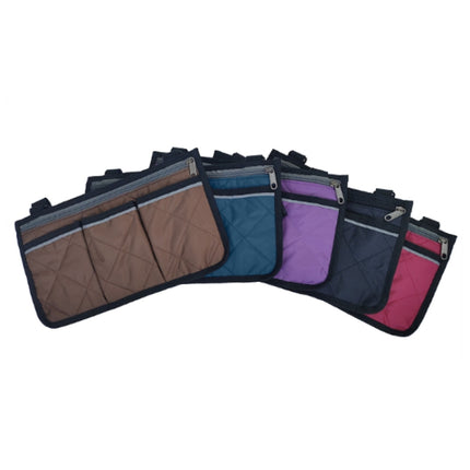Walking Aid Wheelchair Armrest Side Storage Bag Car Storage Hanging Bag, Purple, Black, Brown, Red Wine, Dark Blue - DealBuddy