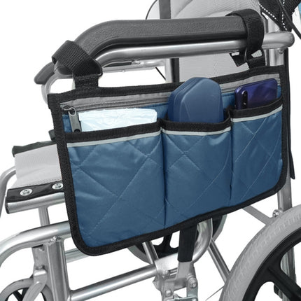Walking Aid Wheelchair Armrest Side Storage Bag Car Storage Hanging Bag, Purple, Black, Brown, Red Wine, Dark Blue - DealBuddy