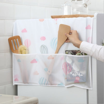 Simple Printing Refrigerator Household Appliance Waterproof Kitchen Storage Dust Cover