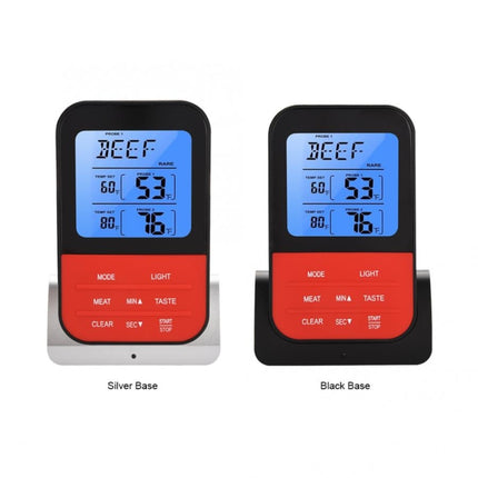LCD Digital Food Thermometer with Dual Probe Sensors Timer - DealBuddy