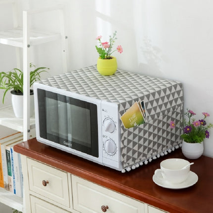 Cotton Linen Universal Microwave Oven Dustproof Storage Cover
