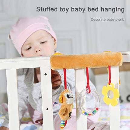 Baby Stroller Cartoon Animal Pendant Cradle Ornament Hanging Rattle - DealBuddy